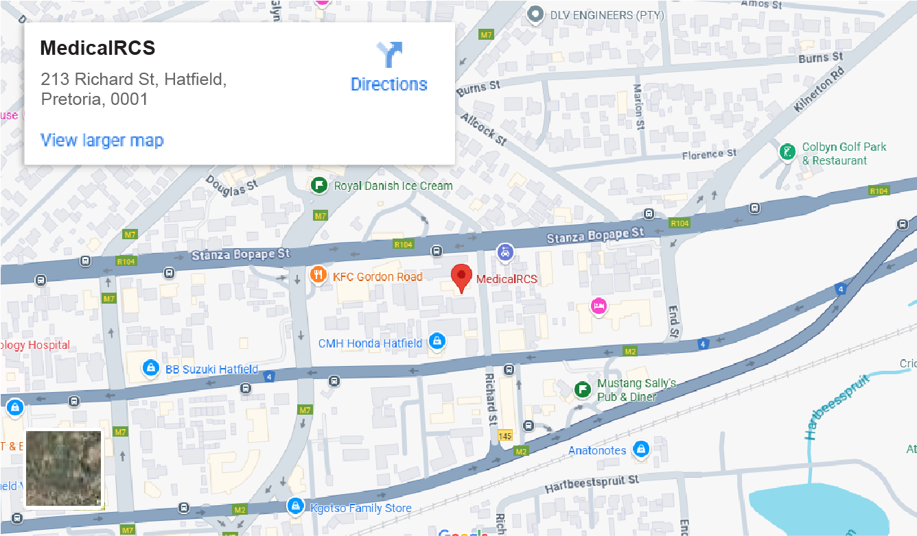 MedicalRCS Google Map